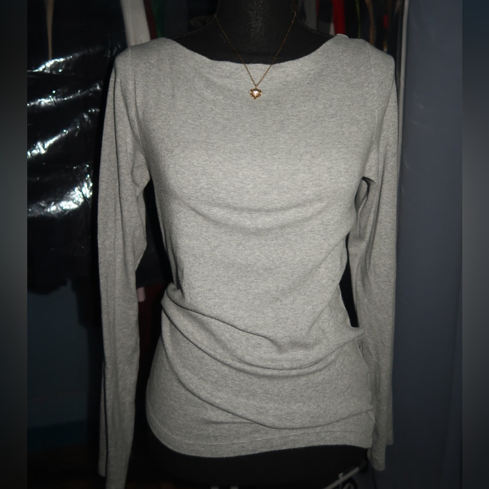GAP boat neck long sleeve shirt